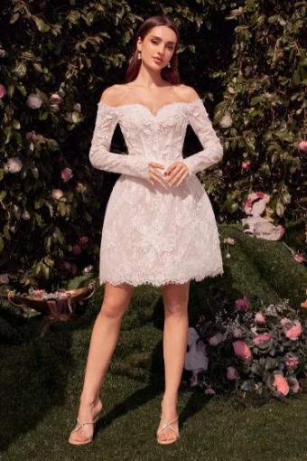 Affordable Special Order Wedding Gowns WL021 #0 default Off White thumbnail