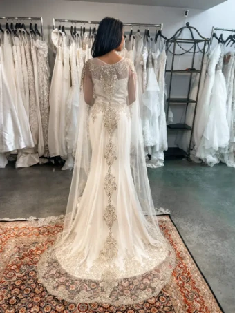 Affordable Special Order Wedding Gowns B227 #4 Champagne/Gold thumbnail