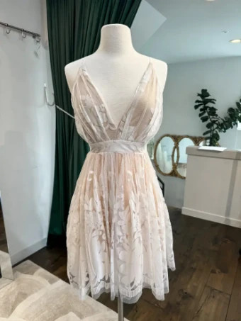 Affordable Special Order Wedding Gowns B320 #3 Nude/Ivory thumbnail