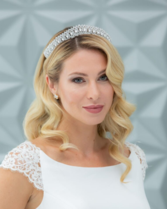 Maritza Bridal Veils Savona Tiara #0 default Silver thumbnail