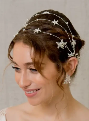 Private Label Venice Headpiece #0 default Ivory/Clear/Silver thumbnail