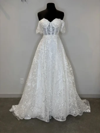 Private Label B304 - Sparkly gown #0 default Off White/Nude thumbnail