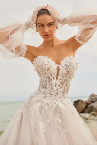 Martin Thornburg #MT1410  - Sparkly Skirt #3 Ivory thumbnail