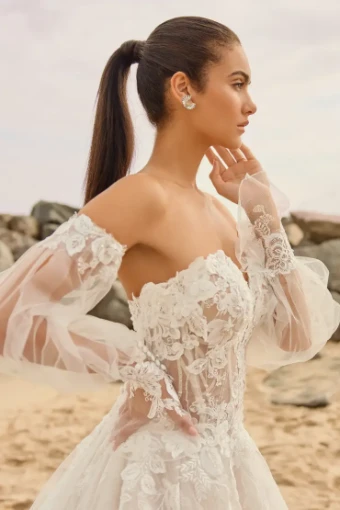 Martin Thornburg #MT1410  - Sparkly Skirt #4 Ivory thumbnail