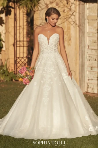 Sophia Tolli Premiere #Y12024 - Sparkly #0 default Ivory thumbnail