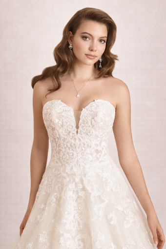 Sophia Tolli Premiere #Y12024 - Sparkly #1 Ivory thumbnail