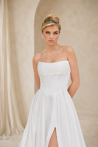Samila Bridal Collection B376 #4 White thumbnail