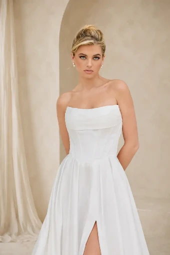 Samila Bridal Collection B376 #4 White thumbnail