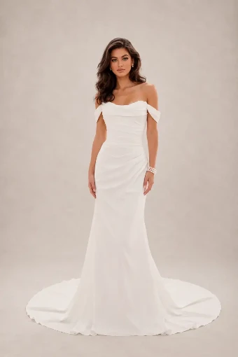 Samila Bridal Collection B377 #13 White thumbnail