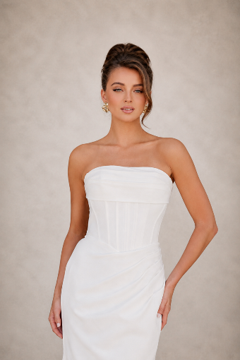 Samila Bridal Collection B379 #17 White thumbnail