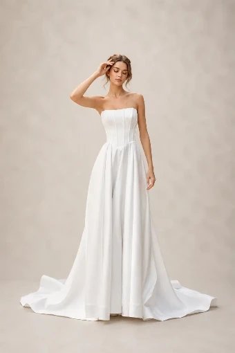 Samila Bridal Collection B381 #9 White thumbnail