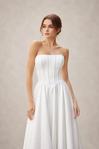 Samila Bridal Collection B381 #5 White thumbnail