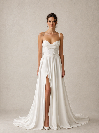 Samila Bridal Collection B384 #4 Off White thumbnail