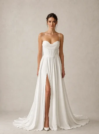 Samila Bridal Collection B384 #7 Off White thumbnail