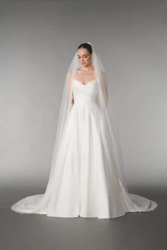 Justin Alexander Francis Veil #1 default Ivory thumbnail