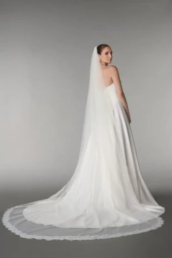 Justin Alexander Francis Veil #0 default Ivory thumbnail