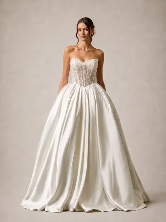 Samila Bridal Collection B386 #3 Off White thumbnail