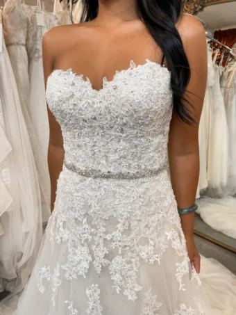 Sophia Tolli #Y11552ZB - Swarovksi Crystals #3 White thumbnail