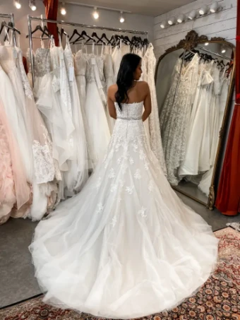 Sophia Tolli #Y11552ZB - Swarovksi Crystals #4 White thumbnail