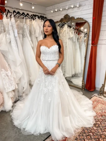 Sophia Tolli #Y11552ZB - Swarovksi Crystals #2 White thumbnail