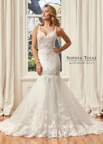 Sophia Tolli #Y11941A - Swarovski Crystals #2 Ivory thumbnail
