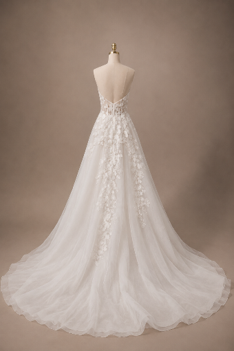 La Premiere #22144 Leta (54.5" Hem) - Beaded #3 default Nude/Ivory thumbnail
