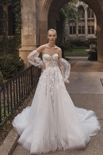 La Premiere #22144 Leta - Non-Beaded #2 Nude/Ivory thumbnail