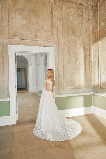 Sincerity Bridal #Amelia (Modest Neckline & Fully Lined Version) #3 Ivory thumbnail