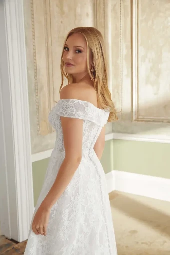 Sincerity Bridal #Amelia (Modest Neckline & Fully Lined Version) #2 Ivory thumbnail