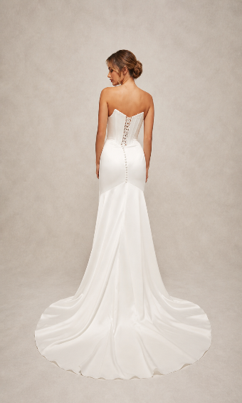 Samila Bridal Collection S100 - Basque Waist #11 Diamond White thumbnail