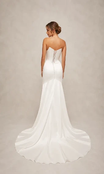 Samila Bridal Collection S100 - Basque Waist #11 Diamond White thumbnail