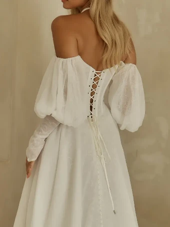 Serene by Madi Lane #Irina (All Dress Lined & Zipper Version) #5 default Ivory thumbnail