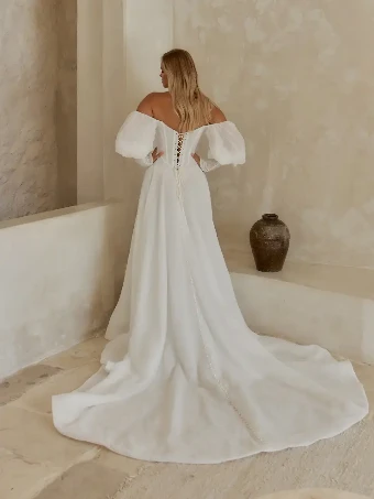 Serene by Madi Lane #Irina (All Dress Lined & Zipper Version) #3 Ivory thumbnail