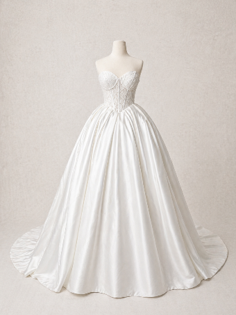 Samila Bridal Collection B355 - Basque Waist #3 Off White thumbnail