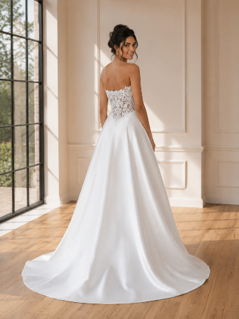 Sincerity Bridal #JA177  Straps detachable (bodice lined) #1 Ivory/Latte thumbnail
