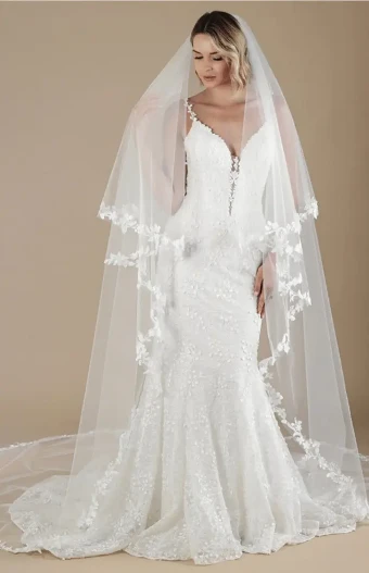 Samila Bridal Collection Dahlia Veil - Double - Special Order #0 default Ivory thumbnail