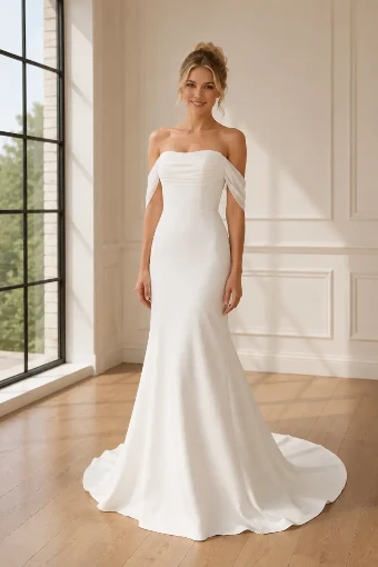 Justin Alexander Signature #99253 - Straps are detachable #3 Ivory/Latte thumbnail