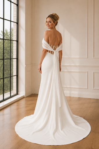 Justin Alexander Signature #99253 - Straps are detachable #5 Ivory/Latte thumbnail