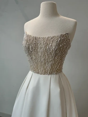 Justin Alexander Signature #JA169 - Pearl Bodice #3 Ivory/Latte thumbnail