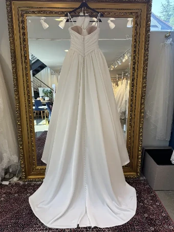 Justin Alexander #JA357 with floating sleeves #1 default Ivory thumbnail