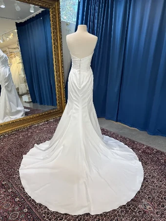 Justin Alexander #JA370 with jacket & overskirt #4 default Ivory thumbnail