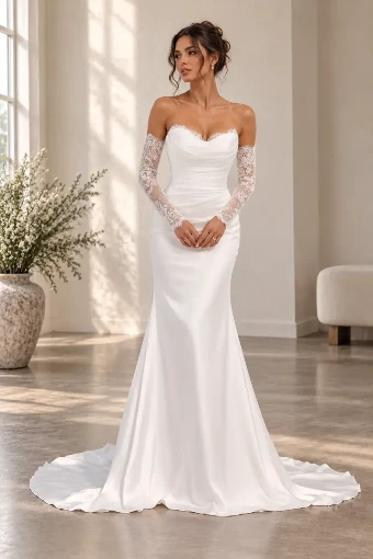 Samila Bridal Collection S128 #4 Ivory thumbnail