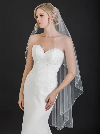 Samila Bridal Collection Beverly Veil - Waltz #0 default Ivory thumbnail