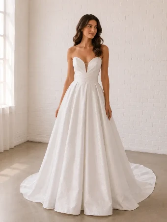 Samila Bridal Collection S117 - Brocade #0 default Ivory thumbnail