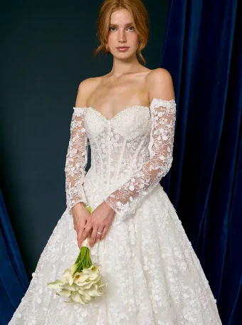Samila Bridal Collection B420 #1 Off White thumbnail