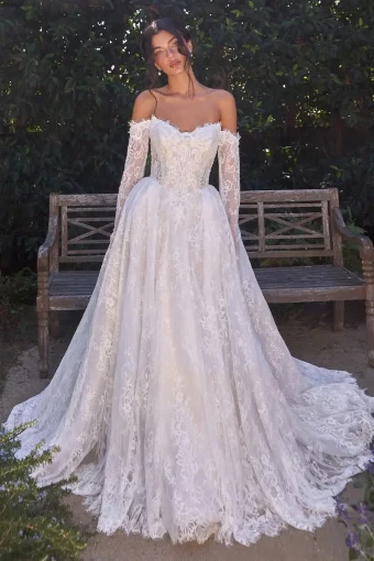 Samila Bridal Collection B426 - Sleeves are detchable #0 default Off White thumbnail