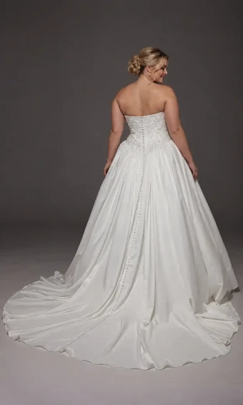 Samila Bridal Collection S140 Curvy #1 default Diamond White thumbnail