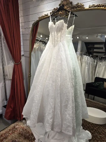 Samila Bridal Collection B434 with Shoulder Wrap #3 default Off White thumbnail