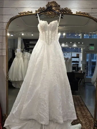 Samila Bridal Collection B434 with Shoulder Wrap #0 default Off White thumbnail
