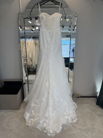 Samila Bridal Collection B435 with Detachable Train #2 Off White thumbnail